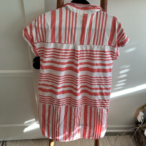NWOT cotton striped button down dress - Picture 5 of 5